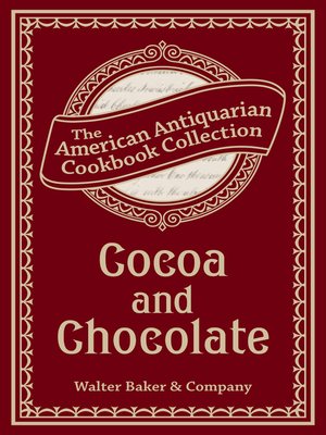 cover image of Cocoa and Chocolate